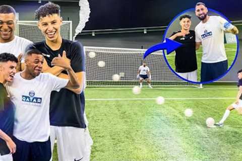 I LEFT MBAPPÉ SPEECHLESS!😱 Football challenges vs Neymar, Donnarumma &amp; Mbappé