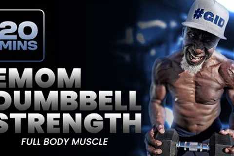 20-Min EMOM Dumbbell Workout | Full Body Strength Training at Home