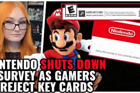 Nintendo WRECKED Over Game Key Cards, SHUTS DOWN Physical Vs Digital Media Survey After Only A DAY..
