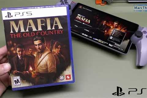 Mafia: The Old Country Unboxing &amp; Gameplay on PS Portal