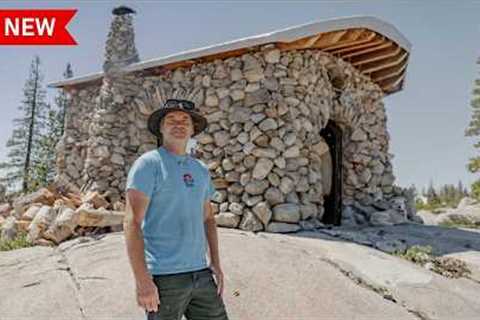 He Built This Entire Tiny House from Rocks from His Property