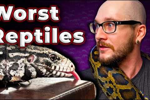 Top 5 WORST Beginner Reptiles! Get These Ones You've Never Heard Of Instead!