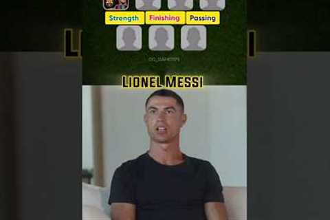 Cristiano Ronaldo Picked His Ultimate Players Based on their Skills 😱🔥 #efootball2024..