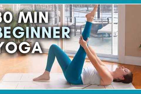 30 min Beginner Yoga - Gentle Stretch &amp; Flow Yoga