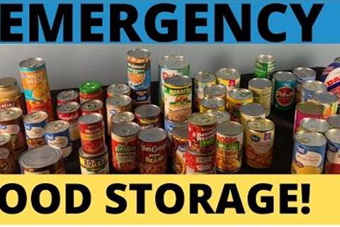 75 Canned Foods For Your Emergency Food Storage Prepper Pantry! - All Types Of Food