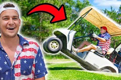 Jumping Golf Carts at the Golf Course (Reckless Golfing 4)