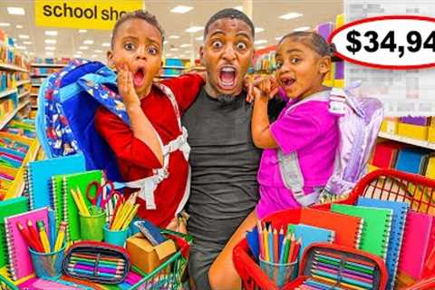 LONDYN AND MJ BACK TO SCHOOL SUPPLIES SHOPPING...