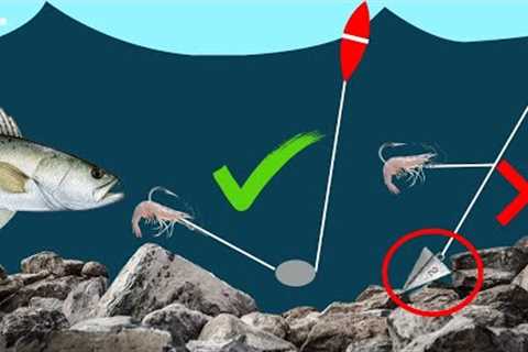 STOP GETTING SNAGS on ROCKS w/ THIS Rig! (Slip Float Fishing Rig)