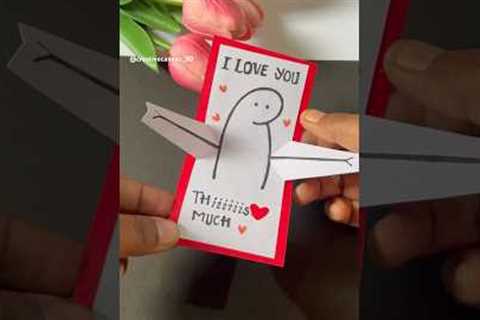 DIY Hug Card craft just in 5 mins ✨ #shorts #shortsfeed