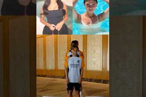 Georgina vs Celinedept Real Madrid Pleyar Choice #ronaldo #football #shorts #viral #celine #mrbeast