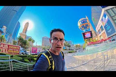 🔴 Vegas Strip SCARY dead... or is it? 🤬 1080p Livestream