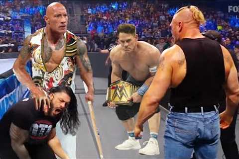 WWE 9 August 2025 Roman Reigns VS. Brock Lesnar VS. John Cena VS. The Rock VS. All Raw SmackDown