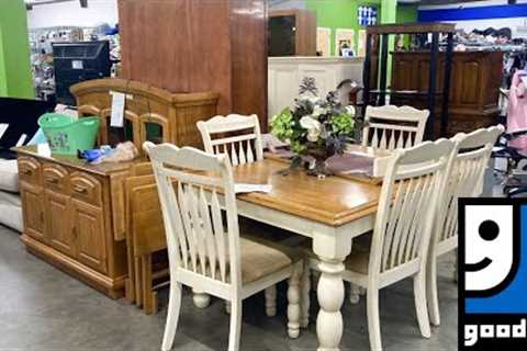 GOODWILL SHOP WITH ME FURNITURE SOFAS ARMCHAIRS TABLES KITCHENWARE DECOR SHOPPING STORE WALK THROUGH