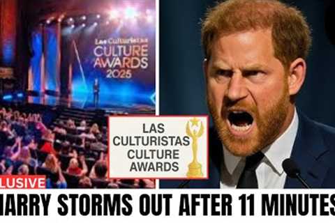 NO APPLAUSE! Harry Furiously STORMS Out of Las Culturistas Awards2025 After Awkward 11-Minute Speech