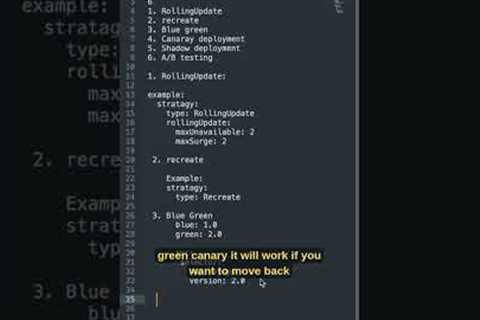 Kubernetes Tutorial For Beginners: What Are the Deployment Strategies in K8s #shorts