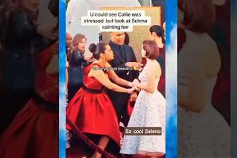 Selena is so cool, when she encourages Callie #selenagomez #shorts #care #cute #trending #mentality