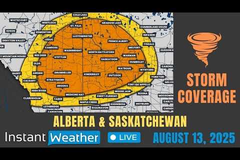 🔴 LIVE | ⛈️ Severe Weather Coverage: Canada (Wednesday, August 13, 2025)