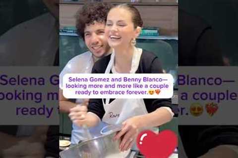 Selena Gomez and Benny Blanco—looking more and more like a couple ready to embrace forever.#love
