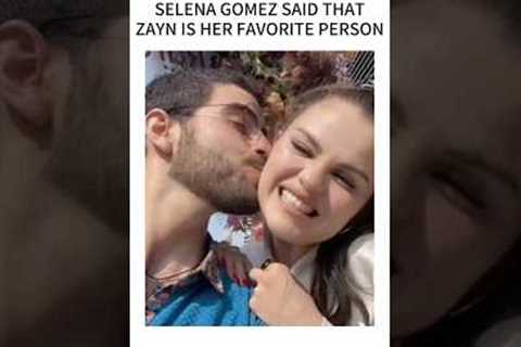 Selena Gomez said that Zayn is her favorite person. #SelenaGomez