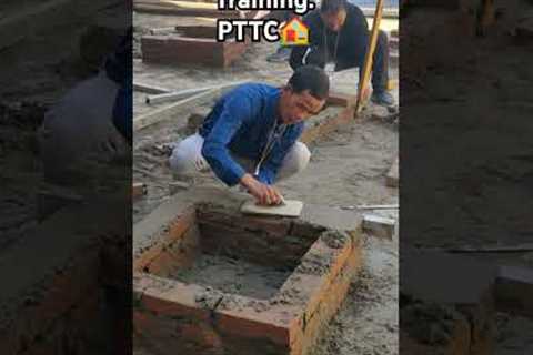 Brick Layer Mason Skill Training Video.✅ #construction #brick #layer #mason #skills #bricklayer..