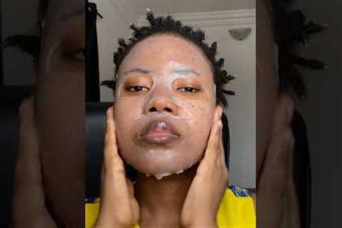 Skincare routine for dry acne prone skin #asmr #skincare #skincareroutine #acneproneskin