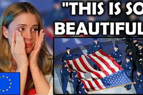 European Girl Reacts to the Most Patriotic Sports Moments EVER!