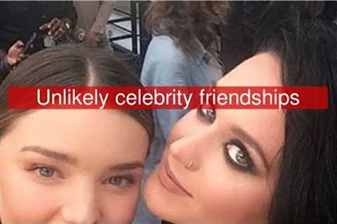 Unlikely celebrity friendships