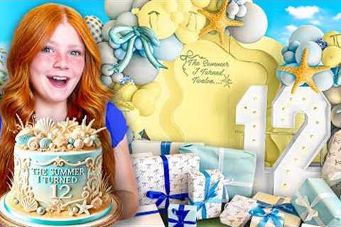 MY DAUGHTERS DREAM 12TH BIRTHDAY!! 💙 THE SUMMER i TURNED TWELVE 💙