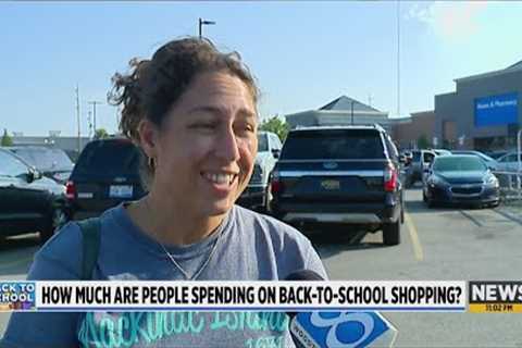 How much are people spending on back-to-school shopping?