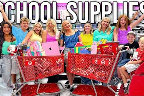 SCHOOL SUPPLiES SHOPPiNG w/ 9 KiDS! *BACK TO SCHOOL 2025!* ✏️ 📚