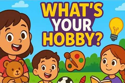 English Nursery Rhymes And Kids Song |What’s Your Hobby?🎨⚽📚 poem planet 2025 🌟