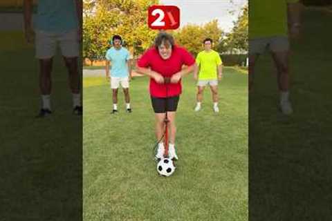 Don't Pop The Football! ⚽️ #football