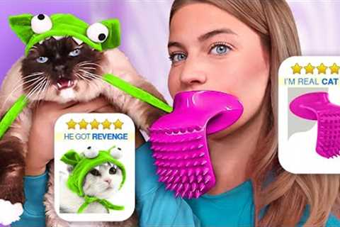 Testing WEIRD AMAZON Cat Products *again*