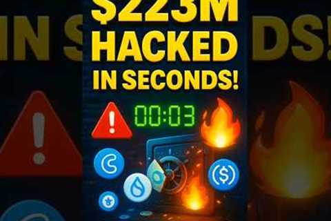 $223M HACKED in SECONDS! How it happened ⚠️ #CryptoNews #DeFi #Sui