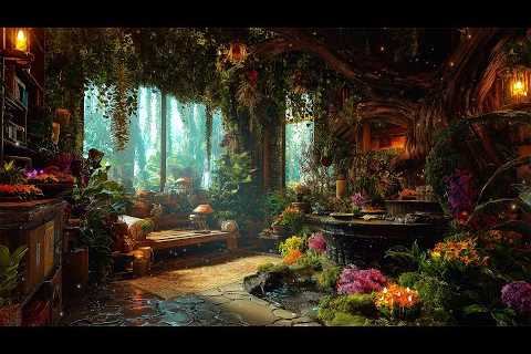 Soothes Magical Fantasy Music w/ Exotic Plants Livingroom | Heals Soul, Reduce Stress, Relaxation..