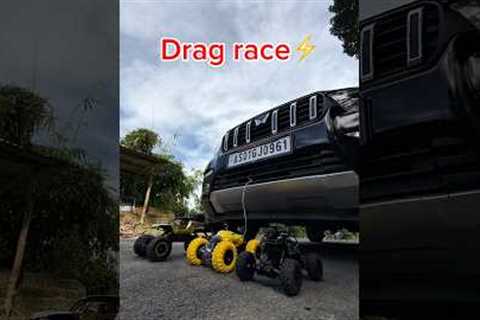 Rc rock cawler vs scorpio drag race#shortsfeed #trendingshorts