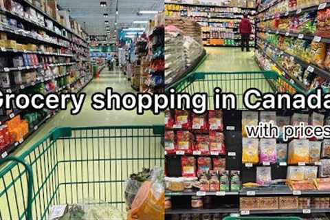 Grocery Shopping Compilation in Canada with prices 🛒🛒