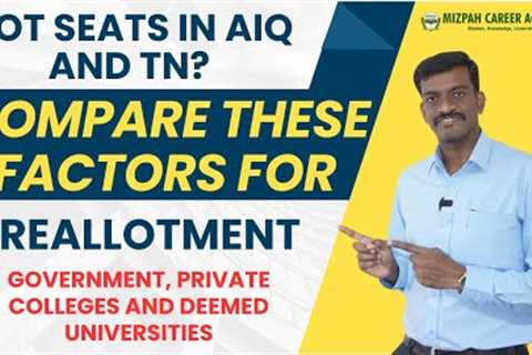 Reallotment or Free Exit - Things to consider while Selecting a Medical College - Must Watch Video
