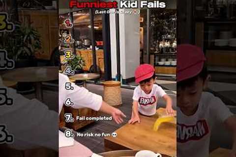 Ranking FUNNIEST Kid Fails 💀😭 #shorts