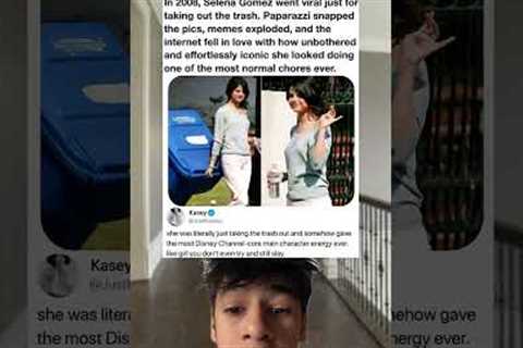 In 2008, Selena Gomez went viral just for taking out the trash. Paparazzi snapped the pics, memes
