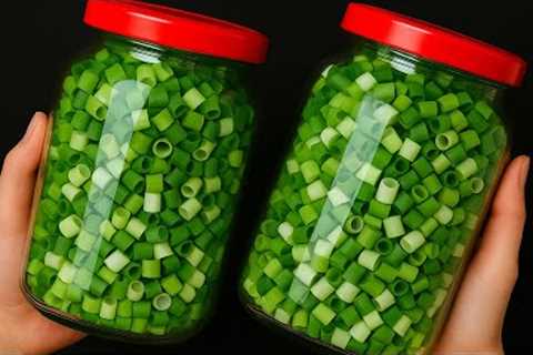 Store Green Onions for a Whole Year – Still Fresh and Flavorful. Five-Star Chef’s Secret.