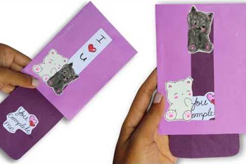 Anniversary gift for husband /boyfriend birthday card /Handmade gift /DIY slider card making ideas