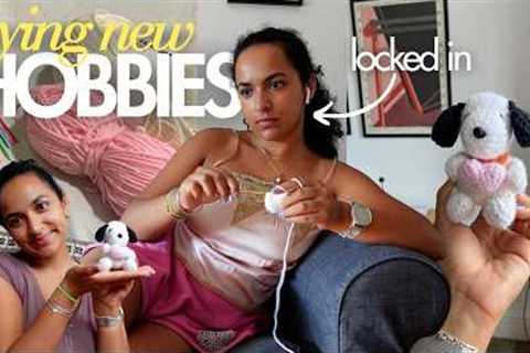 trying new hobbies in my 20s *to stop scrolling*