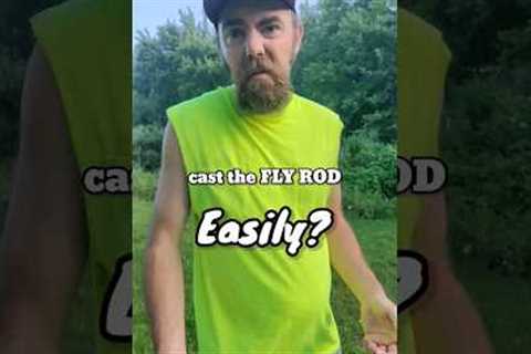 How to Cast a Fly Rod EASILY #shorts #fishing #flyfishing #funny