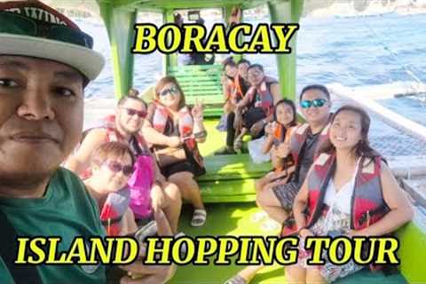 Boracay Island Hopping Private Boat and Lunch Buffet w/ my guests Magbabua Family || by: Rene Cosido