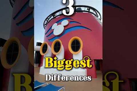 Disney Dream vs. Disney Fantasy: 3 BIGGEST Differences! 🤯✨ #disneycruise