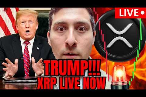XRP TRUMP SPEAKS LIVE NOW!!🔴XRP BREAKING