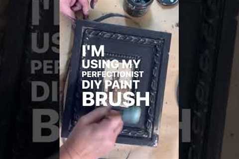 Add paint to a rough looking frame and it’s upcycled to have a new life! #createyourowncozy