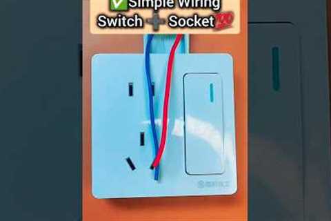 Simple💯Household🏠Electrical⚡Wiring Tips💡🥶#wiring #electricalindia#electrician #electrical..