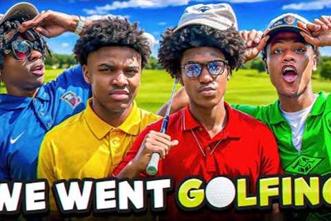 WE WENT GOLFING**Got kicked out 😅